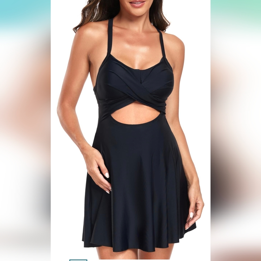 Maternity Swimsuit Swim dress One Piece NWT Summer Sunshine
